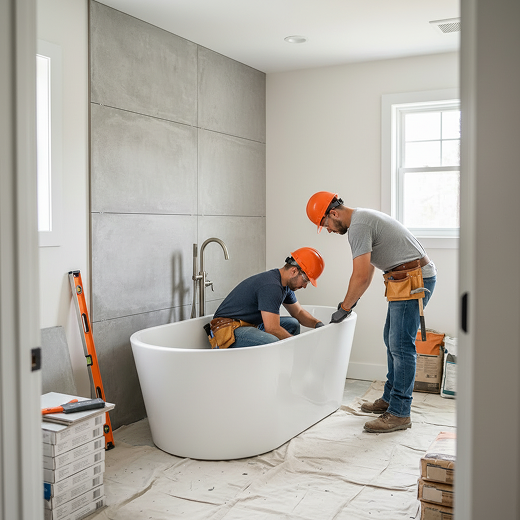 Bathroom renovation service banner