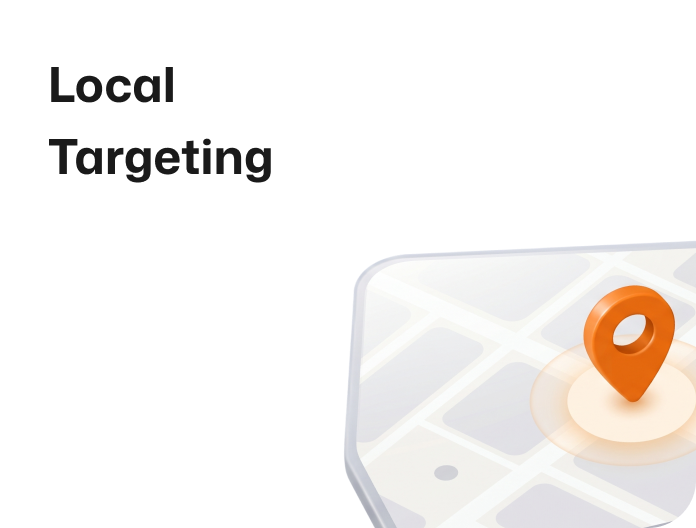Local targeting card