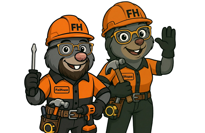 FixiHouse mascots