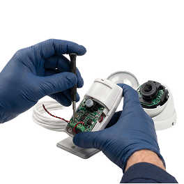 Home security repair option